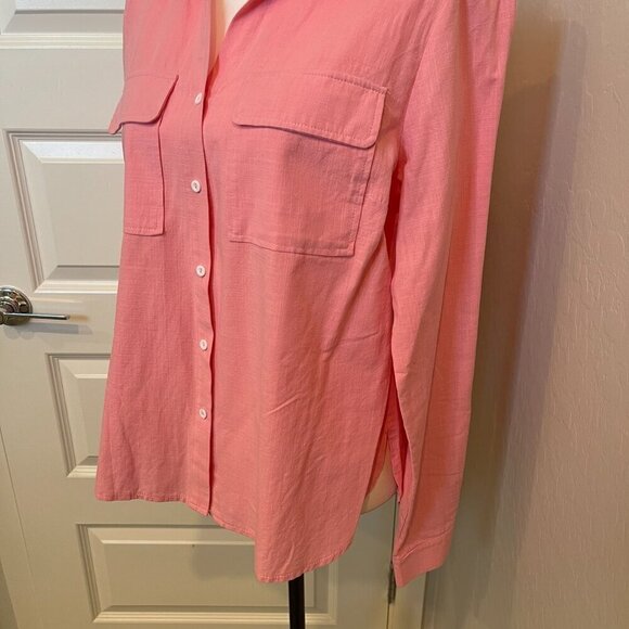 Boutique Brand Camp Style Top in Pink - Size Medium - NWT (0131) - Picture 5 of 10